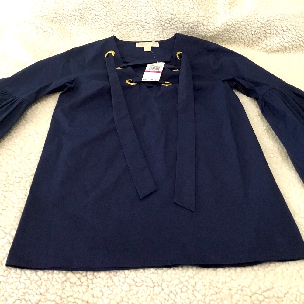 Michael Kors Lace-Up Women’s Tunic - Picture 3 of 16